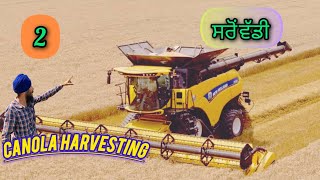 best combine newholland harvest canolacanolaharvestnewhollandgaming [upl. by Huntington]