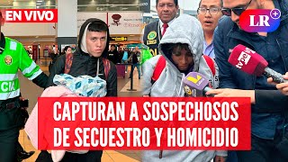 CAPTURAN sospechosos de SECUESTRO y CRIMEN de trabajador de SERPOST  EnVivoLR [upl. by Surazal]