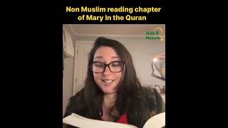 Non Muslim reading quran about jesus in surah meryem [upl. by Joselow604]