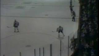 Mark Recchi scores goal for Muskegon Lumberjacks 1989 [upl. by Nomis302]