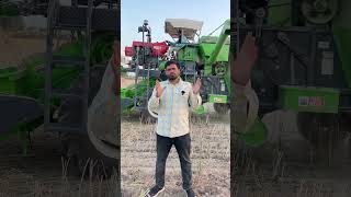 भारत का NO 1 भूषा और अनाज स्टॉक करने वाला हार्वेस्टर  jangeer 512 harvester price shortsvideo [upl. by Aplihs244]