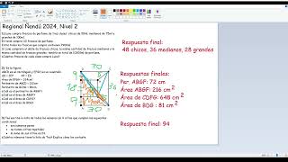 Regional 2024 Respuestas Nivel 2  Olimpíada Matemática ÑANDÚ [upl. by Korns]