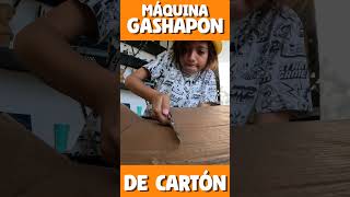 Asi HICE mi Maquina GASHAPON de CARTON [upl. by Gnilhsa]