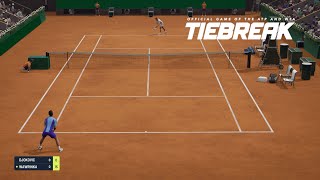 TIEBREAK  Novak Djokovic Vs Stan Wawrinka I Roland Garros I Expert Difficulty PS5 [upl. by Notserc]