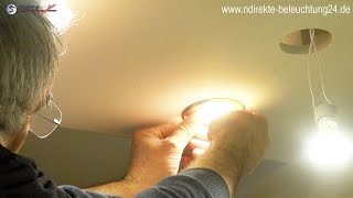 LED Beleuchtung mit Stuckleisten und Spots 1 Stuckprofile [upl. by Akirahs]