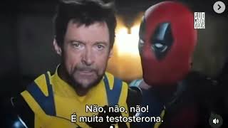 ‘Deadpool amp Wolverine’ pedindo para desligar o celular [upl. by Omixam]