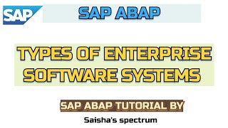 Types of Enterprise software systems  Centralised system  Decentralised system [upl. by Gardiner362]