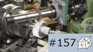 cutting helical gears [upl. by Bondy]