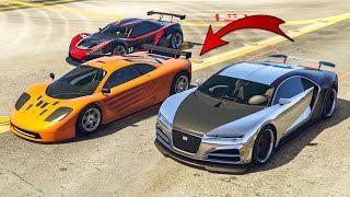 PROGEN GP1 vs ITALI GTB vs NERO TEST DE VITESSE GTA 5 ONLINE [upl. by Neffirg]