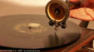 Gramophone PATHEPHONE n° 6  19081909 [upl. by Karyl]