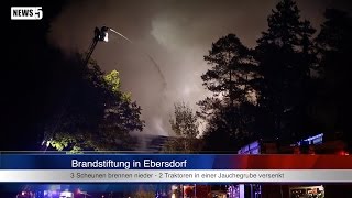 21102014 AN Brandstiftung in Ebersdorf [upl. by Ennasil]