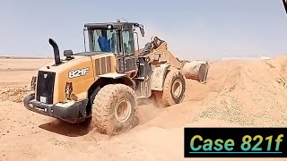 Case 821F Wheel Loader in Action  Heavy Equipment [upl. by Yeslrahc586]