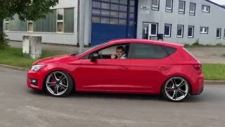 SEAT Leon 5F  PLA  Parklenkassistent  Park Assist retrofit [upl. by Sualakcin]