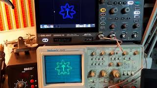 Oscilloscope XY mode Jerobeam Fenderson  Shrooms [upl. by Enisamoht]