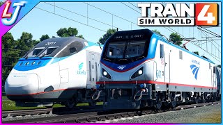 Train Sim World 4  American Amtrak Speed Test [upl. by Quartas]