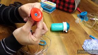 Tubie2go  Squeasy bottle hack to pump feed [upl. by Ecirahc]