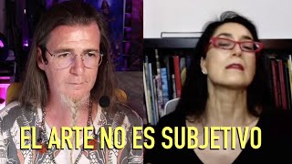 EL ARTE NO ES SUBJETIVO Antonio García Villarán Ft Avelina Lésper [upl. by Siuqaj]