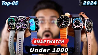 Top 5 Best Smartwatch Under 1000 in Feb 2024🔥Amoled amp Premium Build⚡️Best Smartwatch Under 1000 [upl. by Peednus]