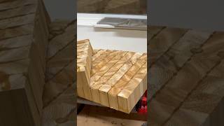 26 Cedar Board into a 350 Master Chef End Grain Cutting Board shorts diy woodworking [upl. by Noira]