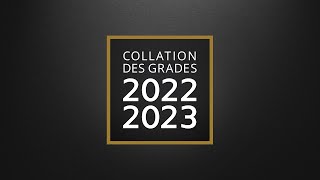 Collation des grades 20222023 [upl. by Vasilek]