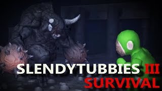 SURVIVAL MODE COVERED IN TUBBIES  Slendytubbies 3 Part 4 [upl. by Alon525]