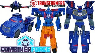 Transformers Robots in Disguise Crash Combiner Activators Soundwave transforms Dragbreak [upl. by Auohp]