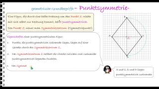 LernvideoPunktsymmetrie Klasse 5 [upl. by Feodor85]