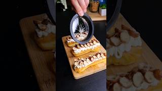 ECLAIR CHOCOLAT NOISETTES DU FUTUR  patisserie recette cuisine eclair chocolat chocola [upl. by Iclek]