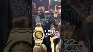 King James wearing audemarspiguet 50 anniversary watch luxury watch audemarspiguet lebronjames [upl. by Procora192]