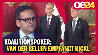 Koalitionspoker Van der Bellen empfängt Herbert Kickl geraldgrosz [upl. by Oluas]