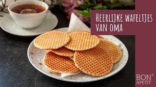 Onweerstaanbare recept van omas wafeltjes [upl. by Haines]