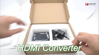 HDTV DTV Hdcp To HDMI Converter HDCP 22 To 14 Converter Support 4K 3D CEC [upl. by Buchheim745]