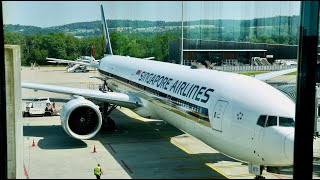 Singapore Airlines 777300ER First Class ZRHSIN Round the World 135 [upl. by Clayton51]