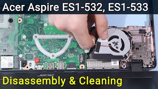 Acer Aspire ES1532 Disassembly and Fan Cleaning [upl. by Sabanrab]