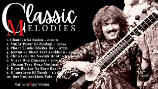 CLASSIC MELODIES  10 Hit Songs On Sitar  Part 3  Sitar Cover Surmani Agni Verma [upl. by Savina]