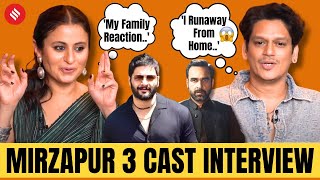 Mirzapur 3 Interview Rasika Duggal Vijay Varma Harshita Gaur On Facing Challenges Doing Mirzapur [upl. by Imugem]