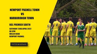 Match Highlights Newport Pagnell Town vs Harborough Town [upl. by Abehs]