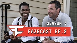 CHRIS ROCK amp ADAM SANDLER TAKEOVER FAZE CLAN  FaZeCast S3E2 [upl. by Burkle]