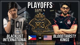 BLACKLIST INTERNATIONAL VS BTK  PLAYOFFS  GAME 4  M3 WORLD CHAMPIONSHIP [upl. by Ardisi1]