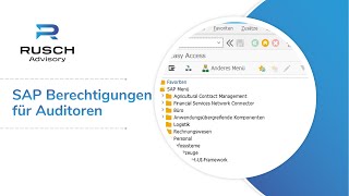 SAP Grundlagen Teil 3 Berechtigungen für Auditoren [upl. by Treblihp]