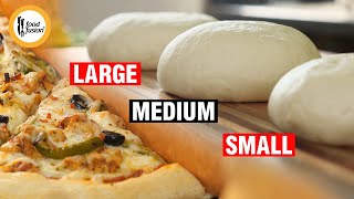 Pizza Dough with👉 Storage Method Recipe by Food Fusion [upl. by Ilrak]