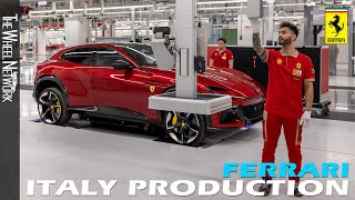 Ferrari Production in Italy [upl. by Celestyna]