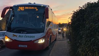 Scania K320EB4 Irizar Century SC343  Bus Eireann Route 240 To Ballycotton [upl. by Ashla]