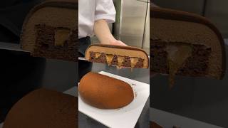 🍫 Chocolate Praline Cake shorts foodshorts baking [upl. by Winfred]