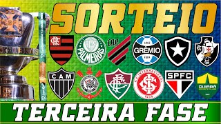 COPA DO BRASIL 2024  SORTEIO DA TERCEIRA FASE [upl. by Eimot195]