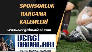 SPONSOR HARCAMA KALEMLERİ [upl. by Tigges]