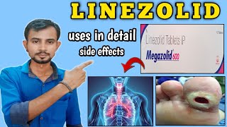 Megazolid 600mg tablet review  Megazolid 600  Linezolid 600mg tablet  uses  dosage  side effect [upl. by Carolan]