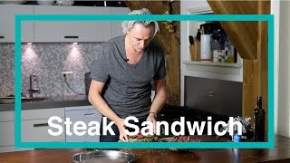 Hoe maak ik een Steak Sandwich 4 Men  Meneer in de Keuken [upl. by Richela]