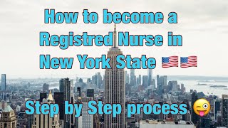 How to become a Registered Nurse in New York State NYSED 🇺🇸 by Examination as of Jan 2022 👍 [upl. by Lunseth860]