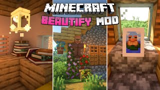 The Cutest Minecraft Decorations Mod  Beautify Mod [upl. by Eiramlirpa]